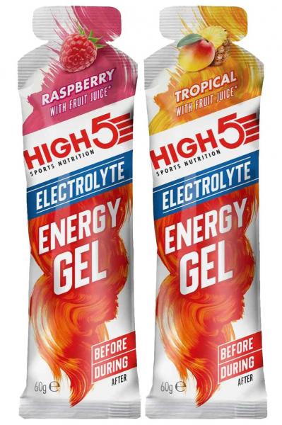 High5 Electrolyte Energy Gel 60g obě dvě