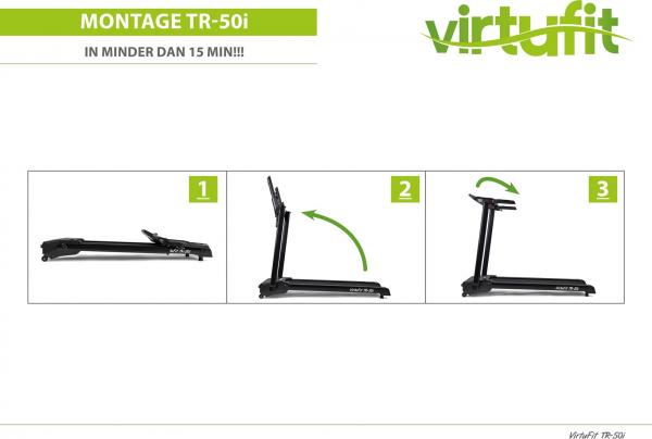 Bežecký pás VirtuFit TR-50i skládací rychlé složení