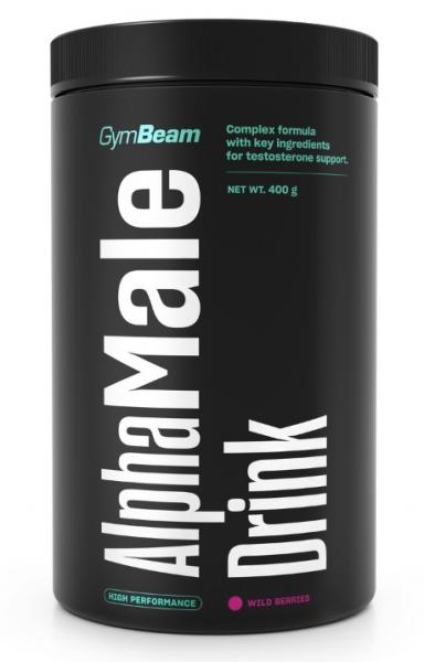 GymBeam AlphaMale Drink lesní ovoce 400 g