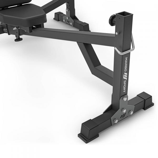 Posilňovacie lavice bench press MARBO MS-L106 2.0 detail otvor pro adaptéry