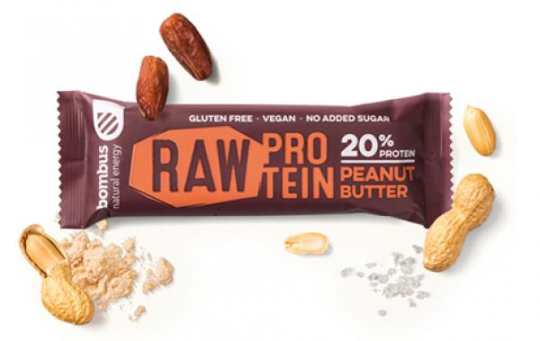 BOMBUS Raw protein peanut butter 50g