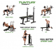 Posilňovacie lavice bench press TUNTURI WB20 Basic Weight Bench