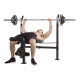 Posilňovacie lavice bench press TUNTURI WB60 Olympic Width Weight Bench cvik 2g