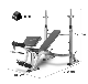 Posilňovacie lavice bench press BH Fitness Optima Press G330 rozměry