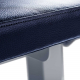 Posilňovacia lavica na jednoručky FITHAM Posilovací lavice rovná PROFI šedá koženka