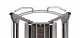 Posilňovacia veža BH FITNESS L370 Multicrossover / Dual Pulley hrazda