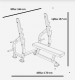 Posilňovacie lavice bench press BH FITNESS L815 rozměry