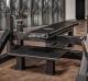 Posilňovacie lavice bench press PRIMAL STRENGTH Pro Series Olympic Bench platforma pro dopomoc