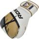 Boxerské rukavice RDX F7 whitegolden 1 ks