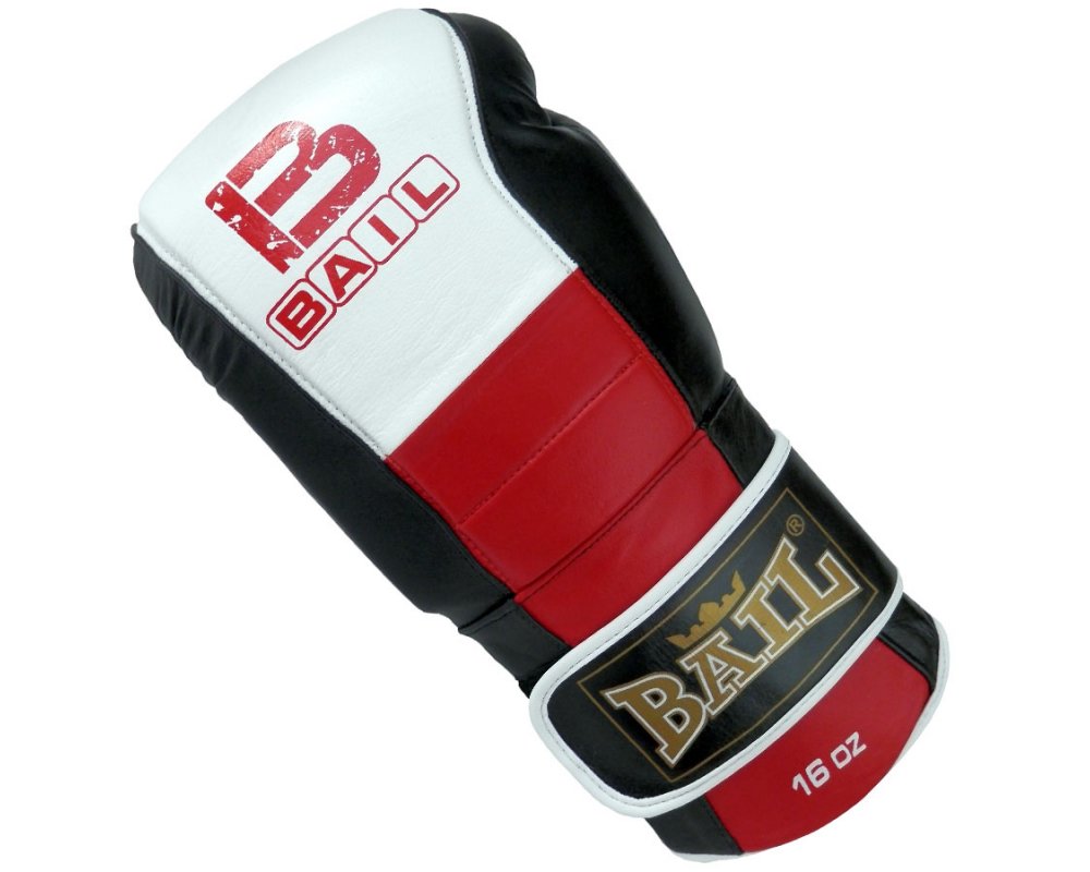 Boxerské rukavice 16 oz kůže Sparring gel BAIL