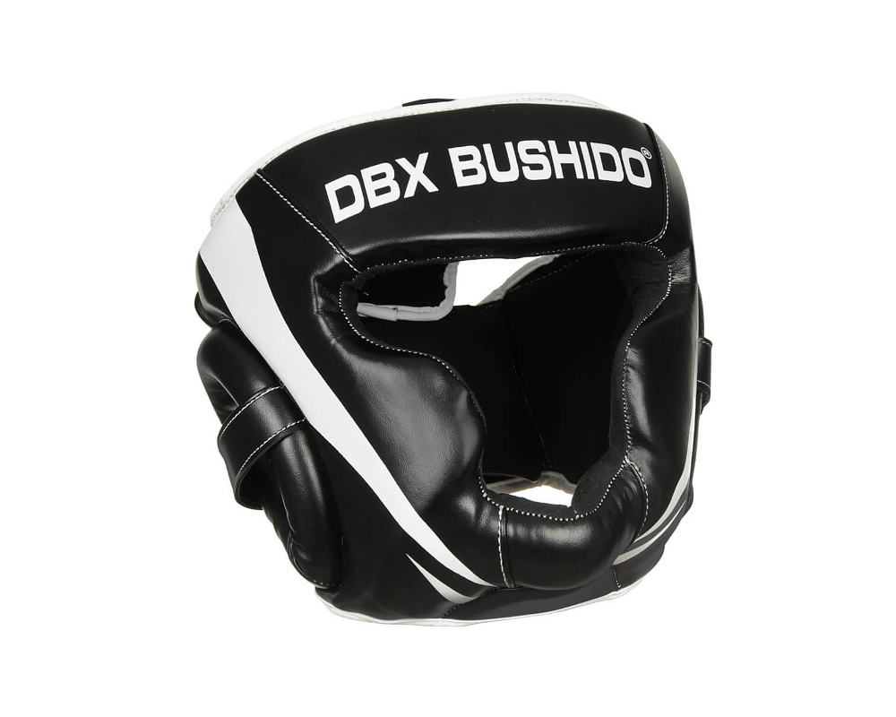 Boxerská helma DBX BUSHIDO černo-bílá