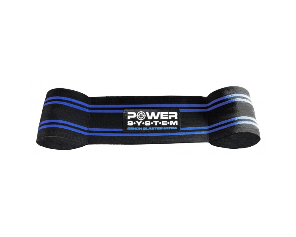 Posilňovacia guma Odporová guma Bench Blaster Ultra POWER SYSTEM modrá