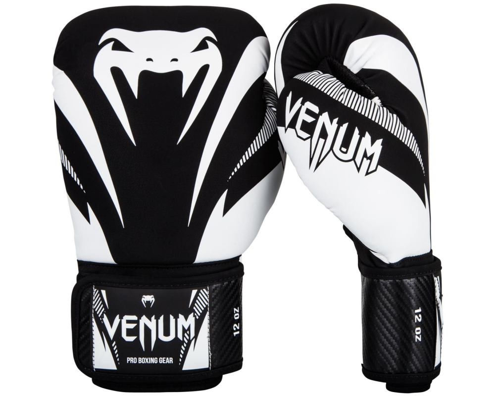 Boxerské rukavice Impact černé bílé VENUM