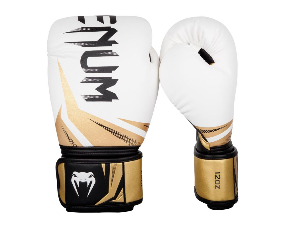 Boxerské rukavice Challenger 3.0 VENUM bíločernozlaté - pohled