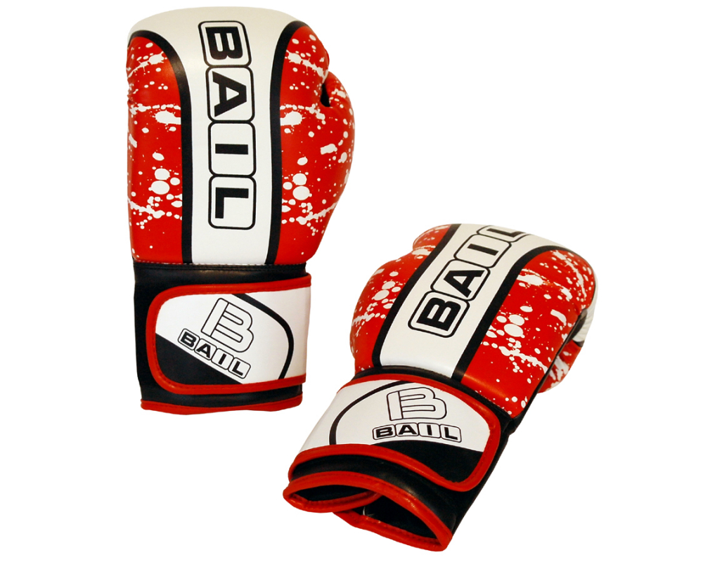 Boxerské rukavice Red Stain BAIL vel. 10 oz