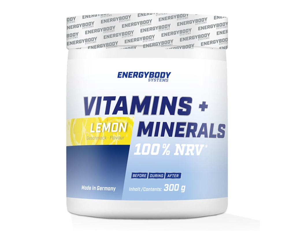 ENERGYBODY Vitamins + minerals 300 g citron