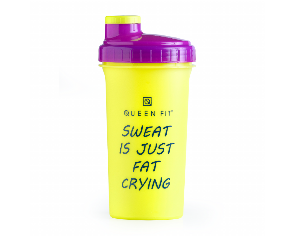 Shaker 700 ml Sweat is just fat crying QUEENFIT