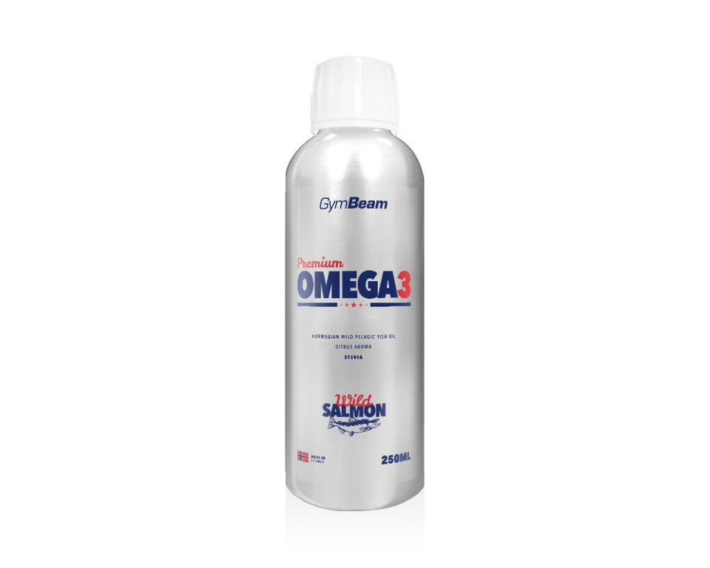 GymBeam Premium Omega 3 - 250 ml citrus