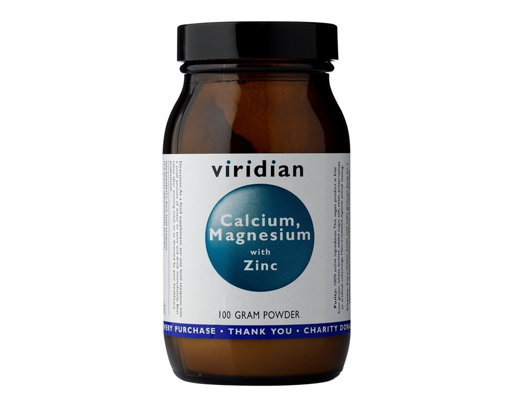 VIRIDIAN Calcium Magnesium with Zinc 100 g (Vápník, Hořčík a Zinek)