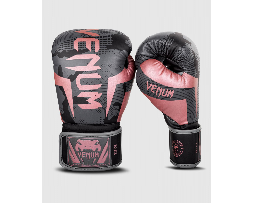 Boxerské rukavice Elite black pink gold VENUM pohled