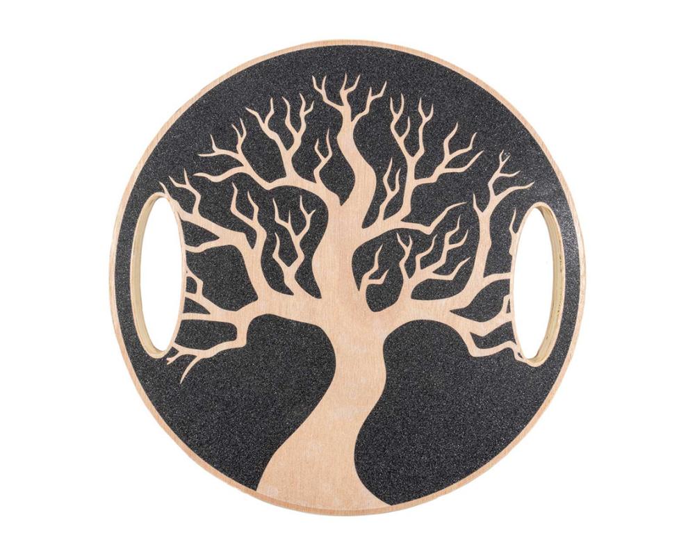 Balanční deska dřevěná YATE - motiv stromu