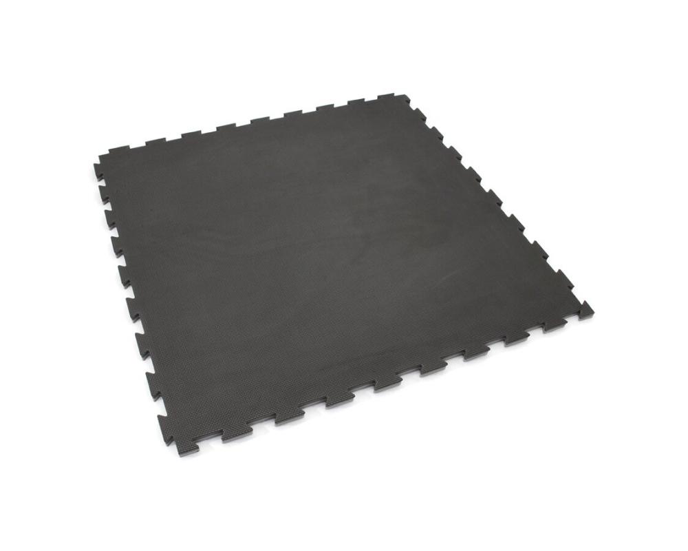 Tatami 100 x 100 x 2 cm černá šedá - tuhé SPARTAN black