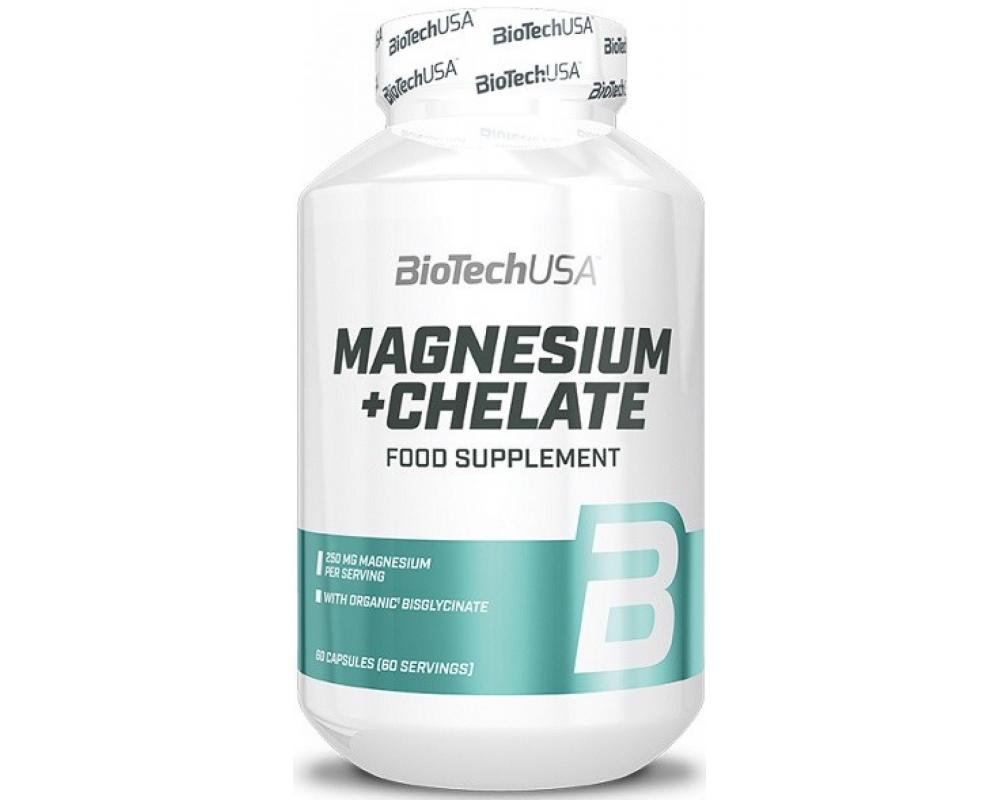 BIOTECH USA Magnesium + Chelate 60 kapslí