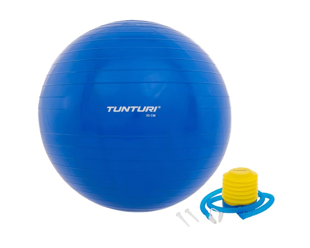 Gymnastický míč s pumpičkou TUNTURI modrý profilovka