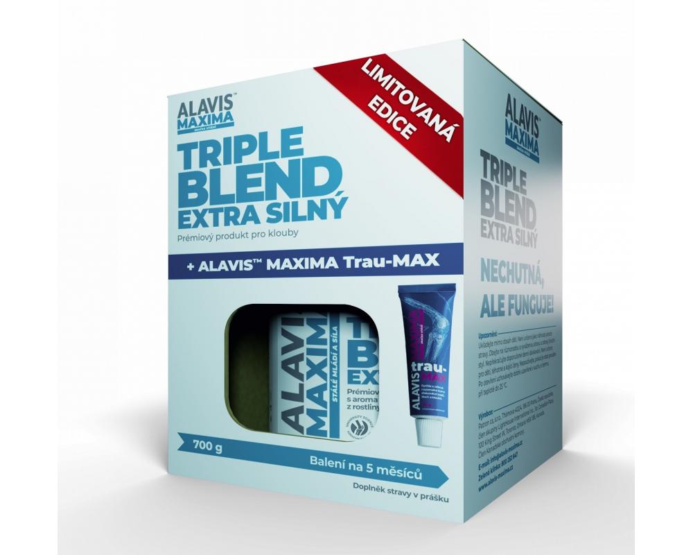 ALAVIS Maxima Triple Blend Extra Silný 700 g + ALAVIS Maxima Trau-Max 30g