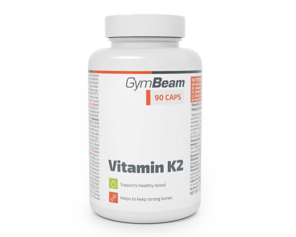 Vitamín K2 (menachinon) - GymBeam - 90 kaps.