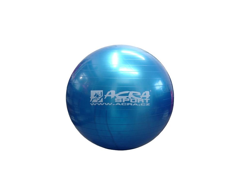 Gymnastický míč ACRA 75 cm Modrý