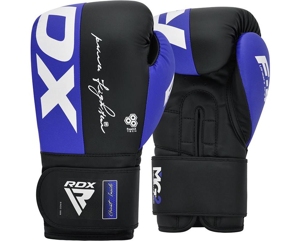 Boxerské rukavice RDX Rex F4 modro černé