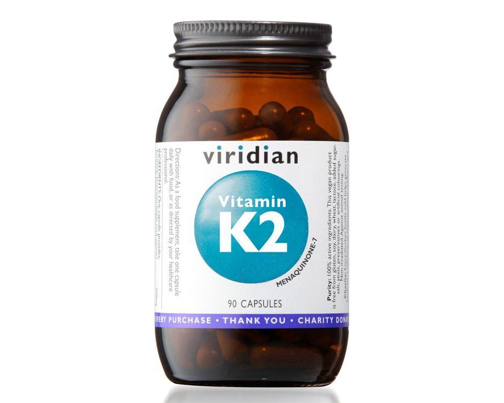 Viridian vitamin K2 90 kapslí