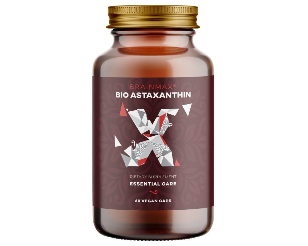 BrainMax Astaxanthin BIO 60 rostlinných kapslí