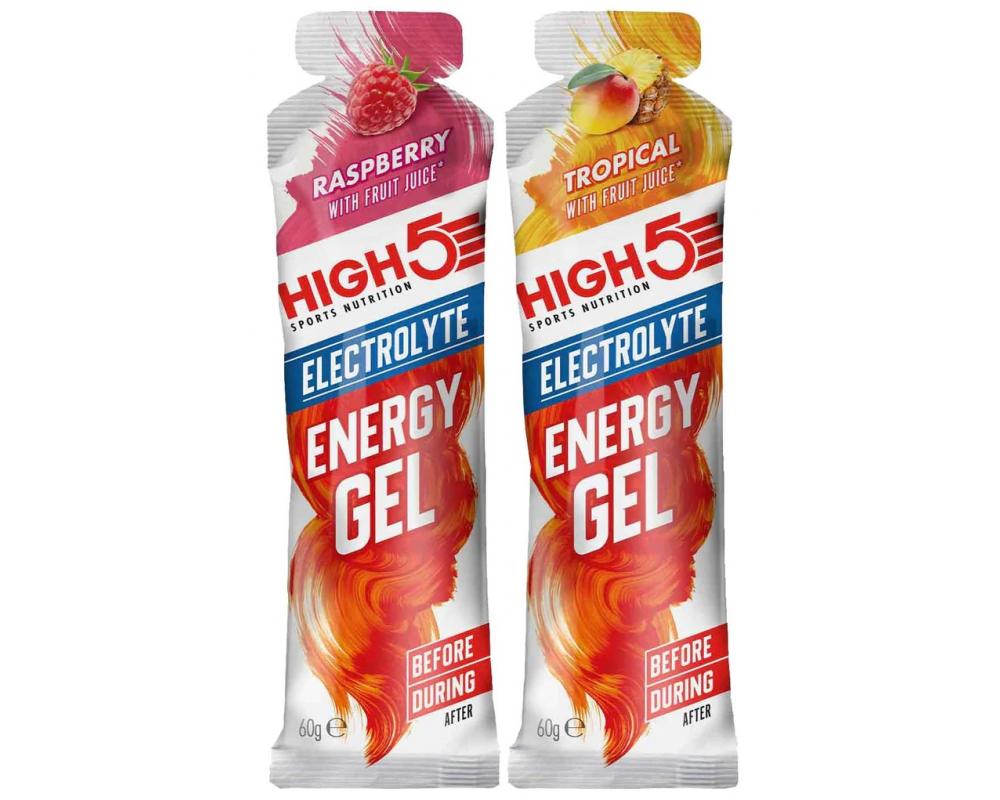 High5 Electrolyte Energy Gel 60g obě dvě