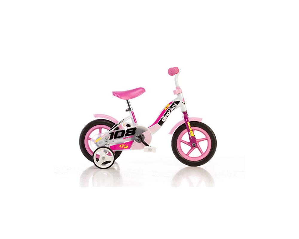 Detský bicykel ACRA DINO 108L růžová 10
