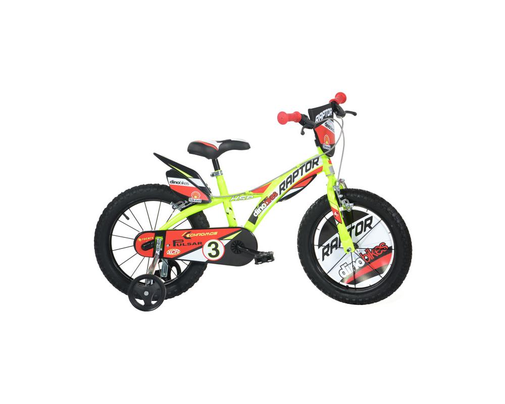 Detský bicykel Dino bikes 614 Raptor žlutá 14