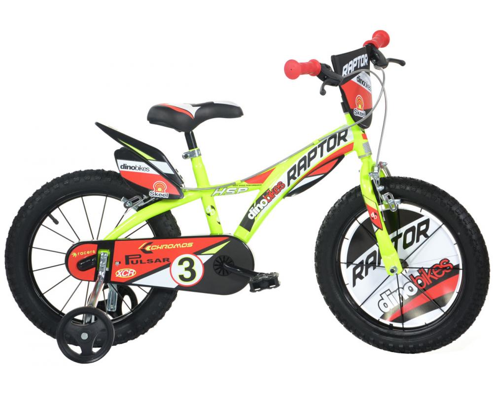 Detský bicykel Dino bikes 616L Raptor žlutá 16