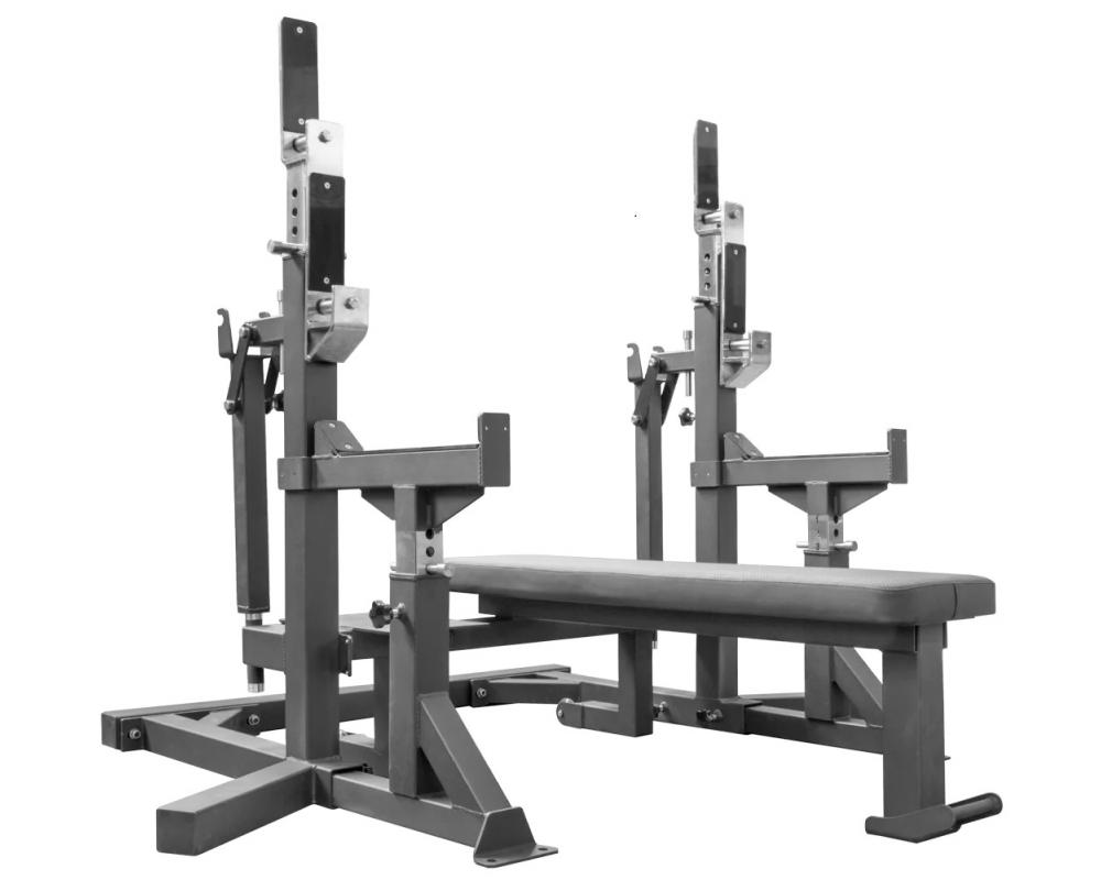 Posilňovacie lavice bench press Kombinovaná lavice a stojan na dřepy STRENGTHSYSTEM RIOT COMBO RACK