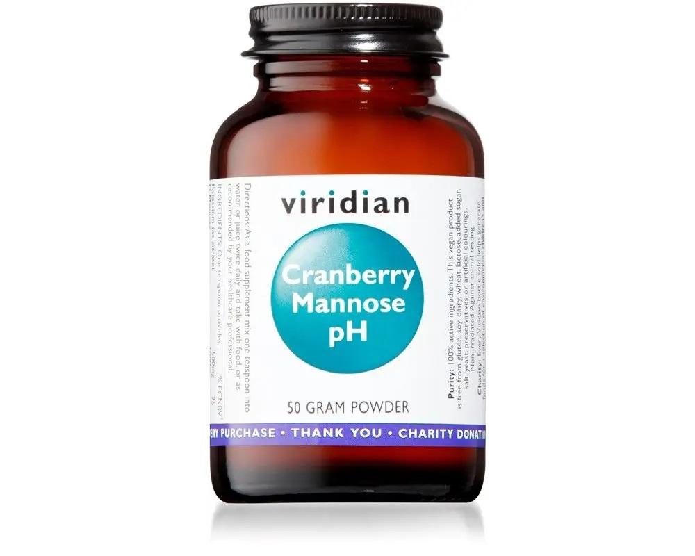 Viridian Cranberry Mannose pH (Brusinky, manóza a draslík) 50g