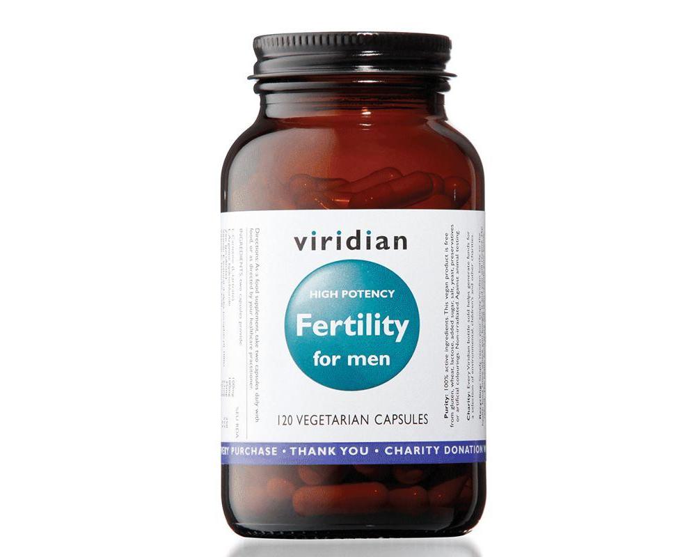 VIRIDIAN Fertility for Men 120 kapslí
