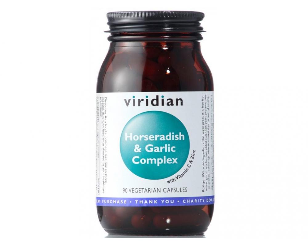 VIRIDIAN Horseradish and Garlic Complex 90 kapslí