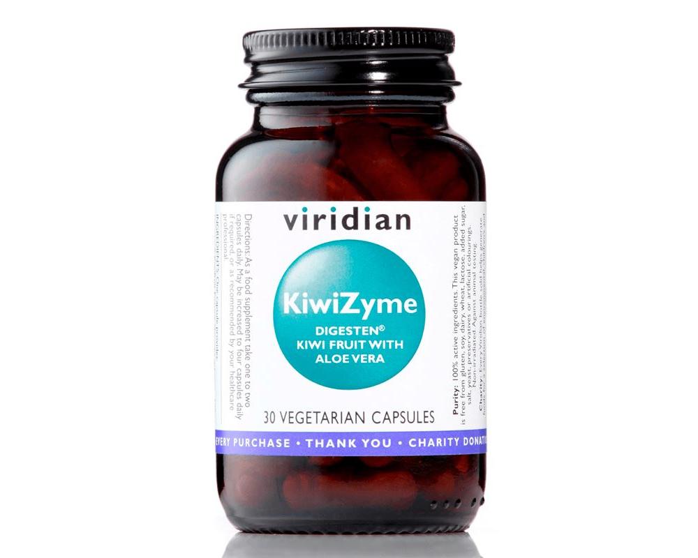 VIRIDIAN KiwiZyme (Trávicí enzymy a vláknina) 30 kapslí
