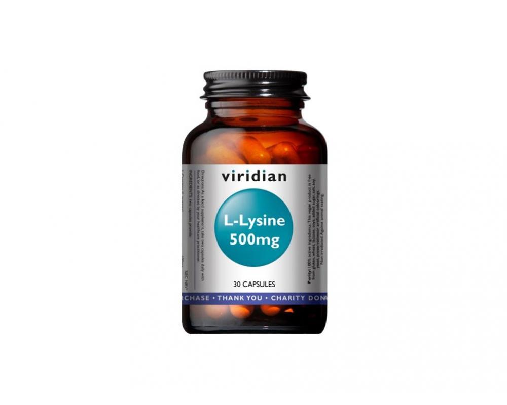 VIRIDIAN L-Lysine 30 kapslí