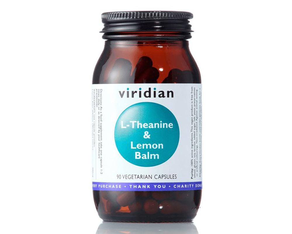 VIRIDIAN L-Theanine and Lemon Balm 90 kapslí