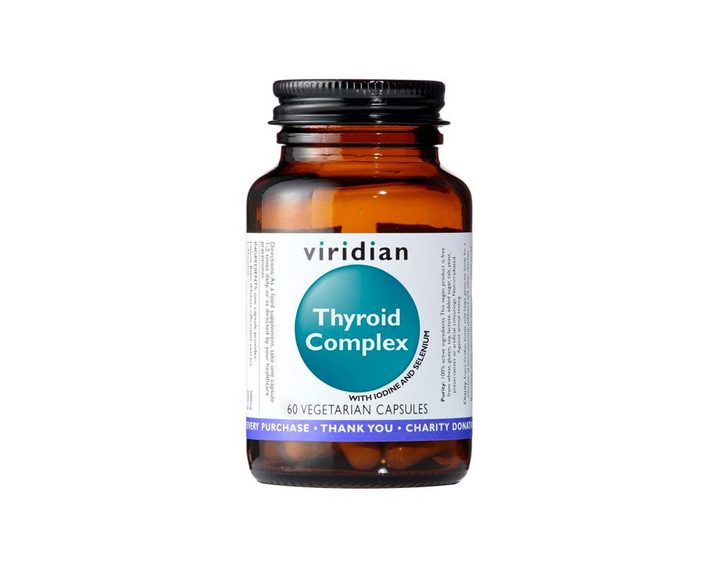 VIRIDIAN Thyroid Complex (Komplex pro štítnou žlázu) 60 kapslí