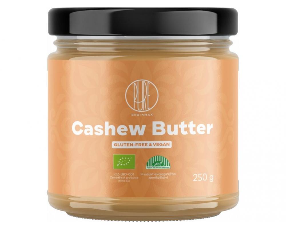 BrainMax Pure Cashew Butter 100% Kešu krém BIO 250 g
