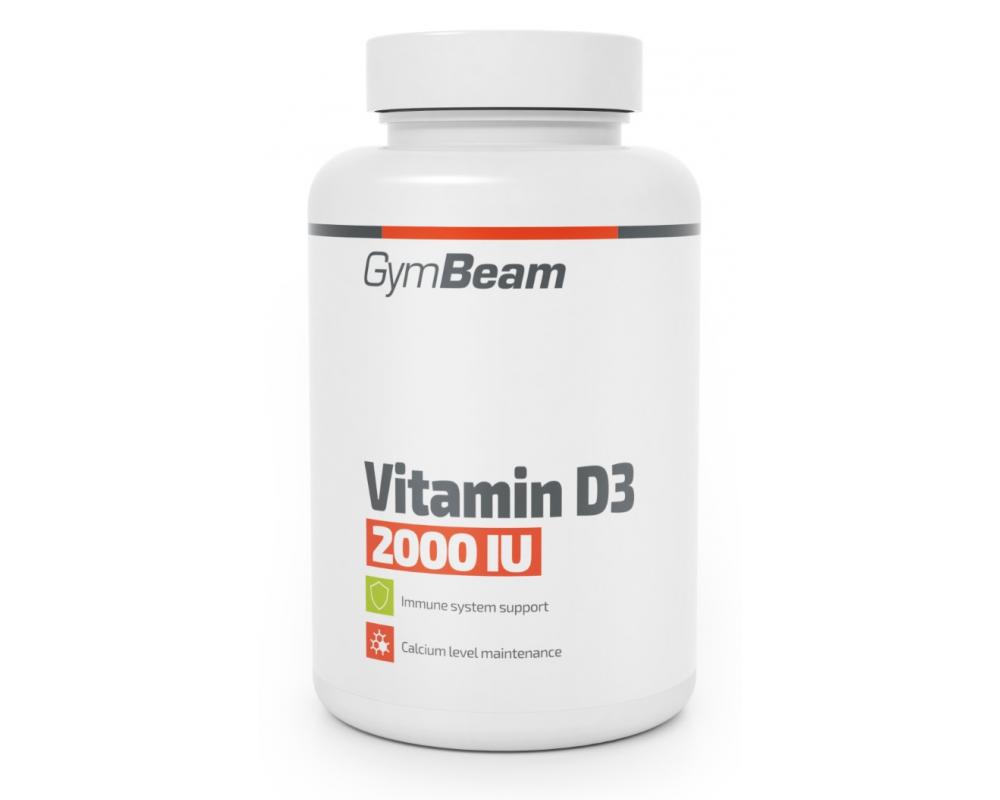 GymBeam Vitamin D3 2000 IU 120 kapslí