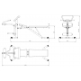 Posilňovacie lavice bench press TRINFIT Vario LX4 rozmery
