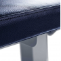 Posilňovacia lavica na jednoručky FITHAM Posilovací lavice rovná PROFI šedá koženka